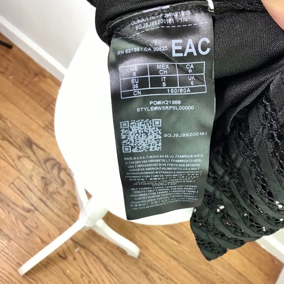 Guess Matilda Sleeveless Show Mesh Peplum Top - Picture 13 of 15